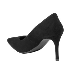 Eleganta damskor 1320 svart velour