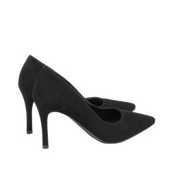 Eleganta damskor 1320 svart velour