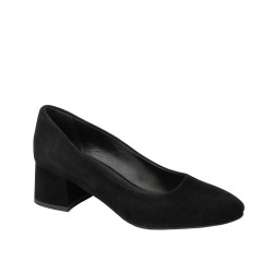 Eleganta damskor 1331 svart velour