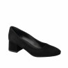 Eleganta damskor 1331 svart velour