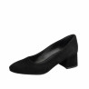 Eleganta damskor 1331 svart velour