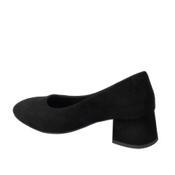 Eleganta damskor 1331 svart velour