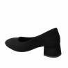 Eleganta damskor 1331 svart velour