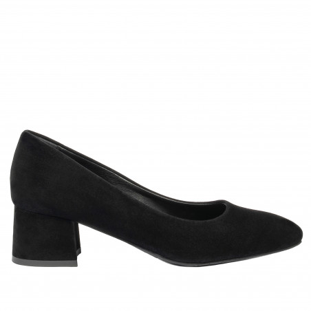 Eleganta damskor 1331 svart velour