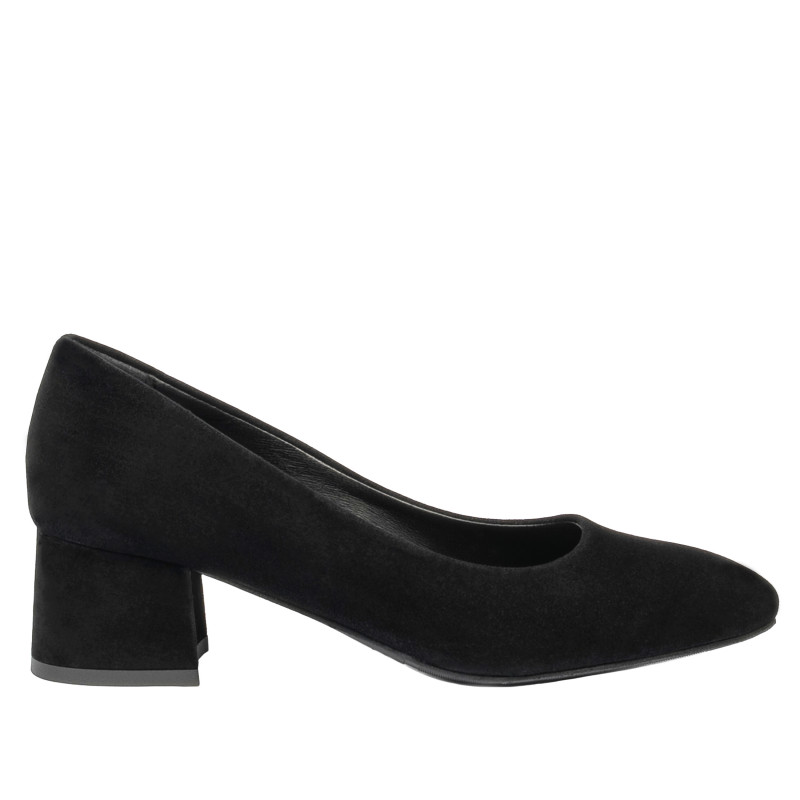 Eleganta damskor 1331 svart velour