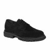Herrskor casual 989 svart mocka 01