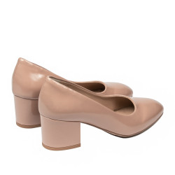 Elegant dam sko 1356 lack beige