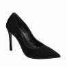 Eleganta dammskor 1302 svart mocka