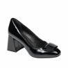 Eleganta damskor 1324 svart lack