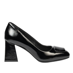 Eleganta damskor 1324 svart lack
