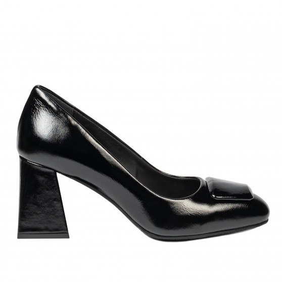 Eleganta damskor 1324 svart lack