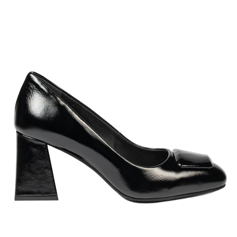 Eleganta damskor 1324 svart lack