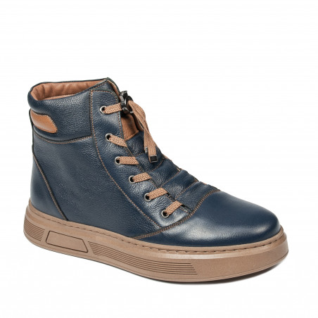 Herrstövlar 4152 indigo kombinerat