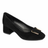Eleganta damskor 1321 svart mocka