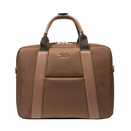 Laptopväska 306g 01 cognacbrun