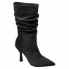 Damskor med klack 1410 svart velour