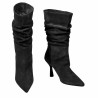 Damskor med klack 1410 svart velour