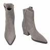 Damsstövlar med klack 1411 nubuck sand