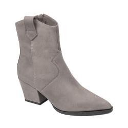 Damsstövlar med klack 1411 nubuck sand