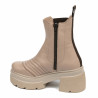 Damhögklackade stövlar 3413 beige