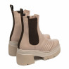 Damhögklackade stövlar 3413 beige