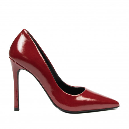 Eleganta damskor 1302 lack röd