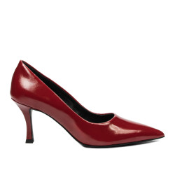 Eleganta damskor 1359 röd lack