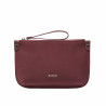 Damhandväska 211g 01 burgundy mocka