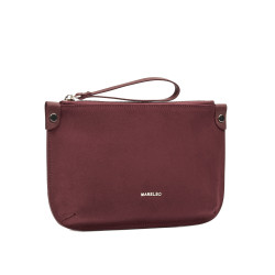 Damhandväska 211g 01 burgundy mocka