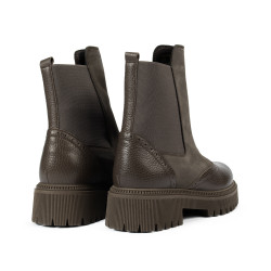 Damskor 3390 kaki kombinerad