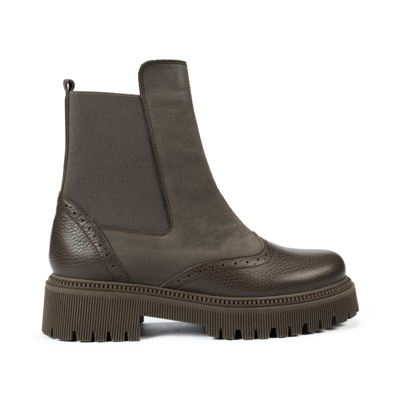 Damskor 3390 kaki kombinerad