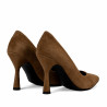 Eleganta damskor 1322 brun mocka