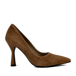 Eleganta damskor 1322 brun mocka