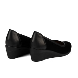 Casual damskor 6094 kombinerad svart bufo
