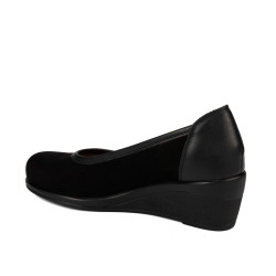 Casual damskor 6094 kombinerad svart bufo