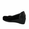 Casual damskor 6094 kombinerad svart bufo