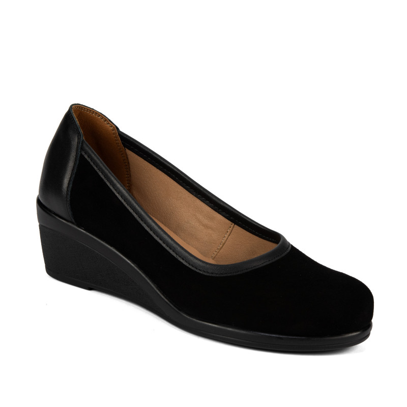 Casual damskor 6094 kombinerad svart bufo