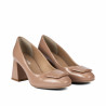 Eleganta damskor 1324 lack beige