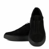 Dam casual skor 6095 svart velour