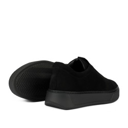 Dam casual skor 6095 svart velour