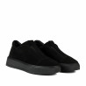 Dam casual skor 6095 svart velour