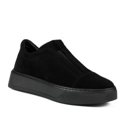 Dam casual skor 6095 svart velour