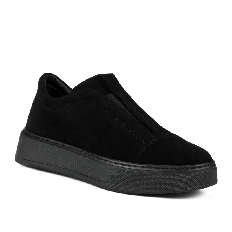 Dam casual skor 6095 svart velour