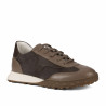 Dam sneakers 6097 sand mocka kombinerad