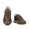 Dam sneakers 6097 sand mocka kombinerad