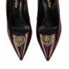 Eleganta damskor 1363 lackvinröd