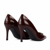 Eleganta damskor 1363 lackvinröd