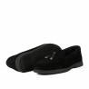 Damskor moccasiner 6082-1 svart mocka