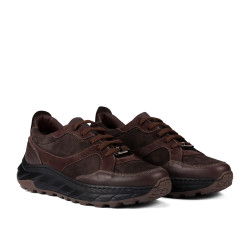 Herrskor casual/sport 996 kaffemocka kombinerad