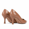 Eleganta damskor 1359 beige lack